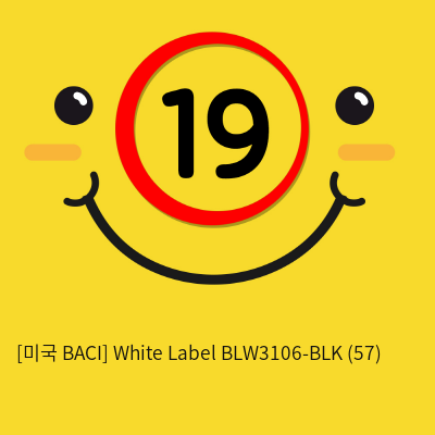 [미국 BACI] White Label BLW3106-BLK (57)