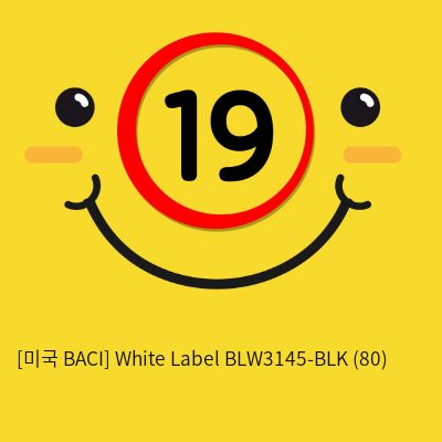 [미국 BACI] White Label BLW3145-BLK (80)