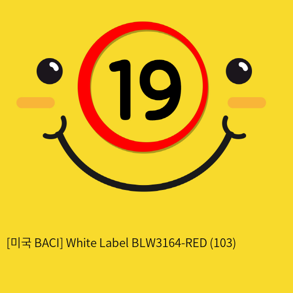 [미국 BACI] White Label BLW3164-RED (103)