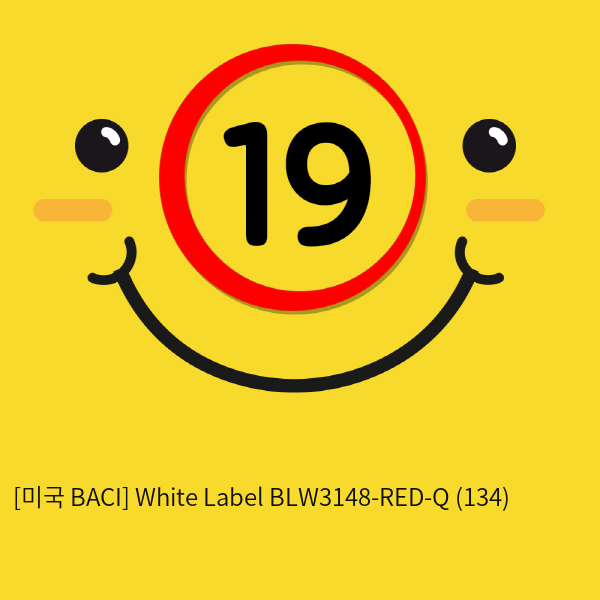 [미국 BACI] White Label BLW3148-RED-Q (134)